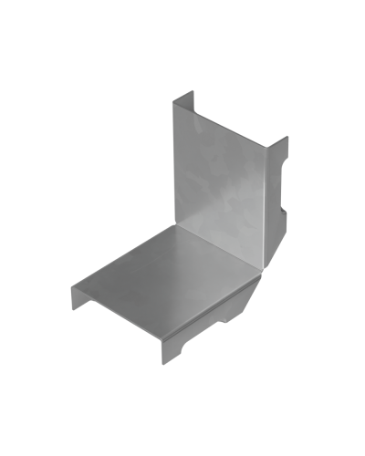 Крышка угла внутреннего вертикального 90 гр. прямого 50 мм ПЛЮС HD85 КМ-профиль (KPNLplus90-50 HD85) в Хабаровске Аксессуары для лотков Pintop.ru