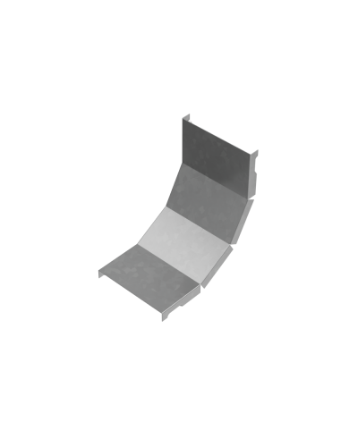 Крышка внутреннего вертикального угла 90 гр. 100 мм ПЛЮС INOX304 КМ-Профиль (KNLplus90-100 INOX304) в Хабаровске Аксессуары для лотков Pintop.ru