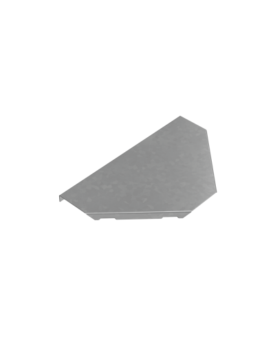 Крышка Т-отвода 50 мм ПЛЮС КМ-профиль (KTDplus50) в Хабаровске Аксессуары для лотков Pintop.ru