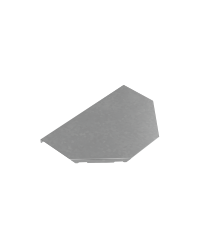 Крышка Т-отвода 100 мм ПЛЮС КМ-профиль (KTDplus100) в Хабаровске Аксессуары для лотков Pintop.ru