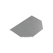 Крышка Т-отвода 150 мм "ПЛЮС" INOX304 КМ-Профиль (KTDplus150 INOX304)