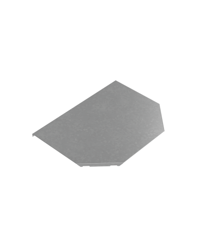 Крышка Т-отвода 200 мм ПЛЮС HD КМ-Профиль (KTDplus200 HD) в Хабаровске Аксессуары для лотков Pintop.ru