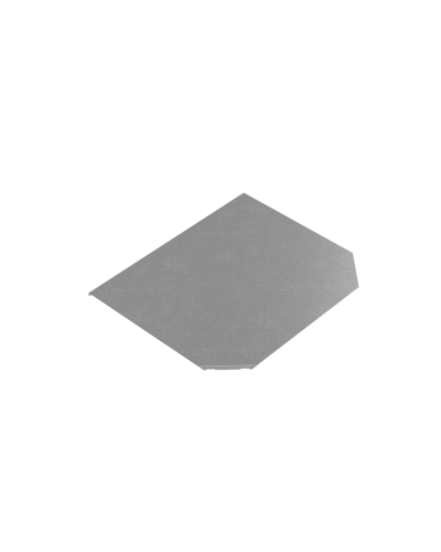 Крышка Т-отвода 400 мм ПЛЮС HD КМ-Профиль (KTDplus400 HD) в Хабаровске Аксессуары для лотков Pintop.ru