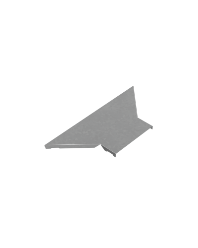 Крышка Т-ответвителя 150 мм ПЛЮС HD КМ-Профиль (KTUplus150 HD) в Хабаровске Аксессуары для лотков Pintop.ru