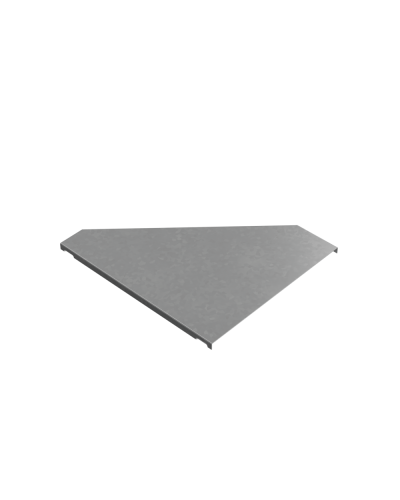 Крышка переходника левого 50-300 мм ПЛЮС КМ-Профиль (KPDplus50-300-L) в Хабаровске Аксессуары для лотков Pintop.ru