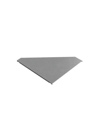 Крышка переходника левого 50-400 мм ПЛЮС HD КМ-Профиль (KPDplus50-400-L HD) в Хабаровске Аксессуары для лотков Pintop.ru