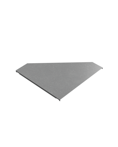 Крышка переходника левого 100-400 мм ПЛЮС HD85 КМ-профиль (KPDplus100-400-L HD85) в Хабаровске Аксессуары для лотков Pintop.ru