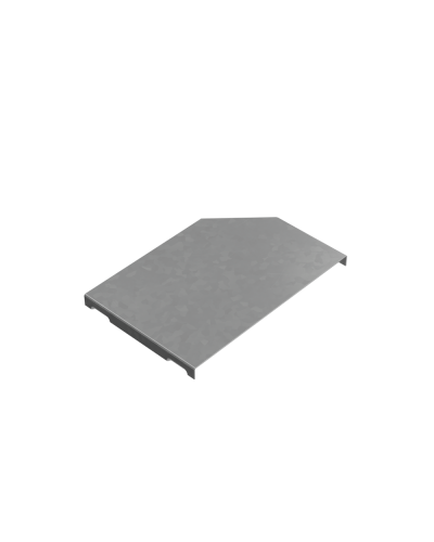 Крышка переходника левого 150-200 мм ПЛЮС КМ-Профиль (KPDplus150-200-L) в Хабаровске Аксессуары для лотков Pintop.ru