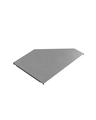 Крышка переходника левого 200-400 мм ПЛЮС КМ-Профиль (KPDplus200-400-L) в Хабаровске Аксессуары для лотков Pintop.ru