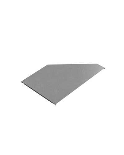 Крышка переходника левого 300-600 мм ПЛЮС HD85 КМ-профиль (KPDplus300-600-L HD85) в Хабаровске Аксессуары для лотков Pintop.ru