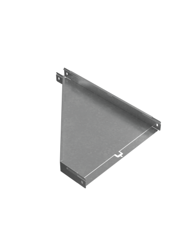 Переходник правый 50х50-400 мм ПЛЮС HD85 КМ-профиль (PDplus50-50-400-R HD85) в Хабаровске Аксессуары для лотков Pintop.ru