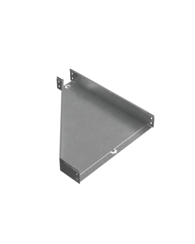 Переходник правый 80х100-500 мм ПЛЮC INOX304 КМ-Профиль (PDplus80-100-500-R INOX304) в Хабаровске Аксессуары для лотков Pintop.ru