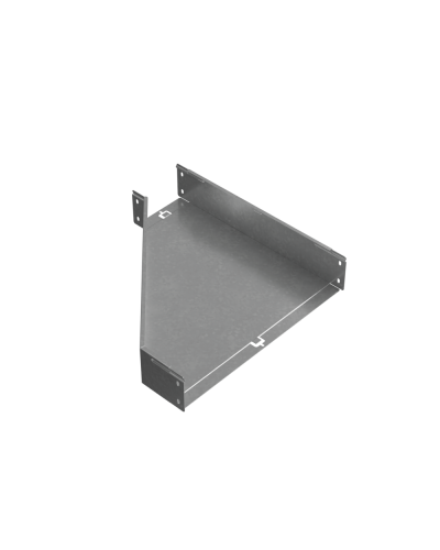 Переходник правый 100х150-500 мм ПЛЮC INOX304 КМ-Профиль (PDplus100-150-500-R INOX304) в Хабаровске Аксессуары для лотков Pintop.ru