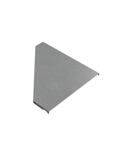 Крышка переходника правого 50-300 мм ПЛЮС КМ-Профиль (KPDplus50-300-R) в Хабаровске Аксессуары для лотков Pintop.ru