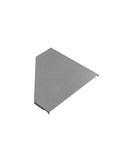 Крышка переходника правого 100-300 мм ПЛЮС КМ-Профиль (KPDplus100-300-R) в Хабаровске Аксессуары для лотков Pintop.ru