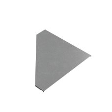 Крышка переходника правого 100-500 мм "ПЛЮС" INOX304 КМ-Профиль (KPDplus100-500-R INOX304)