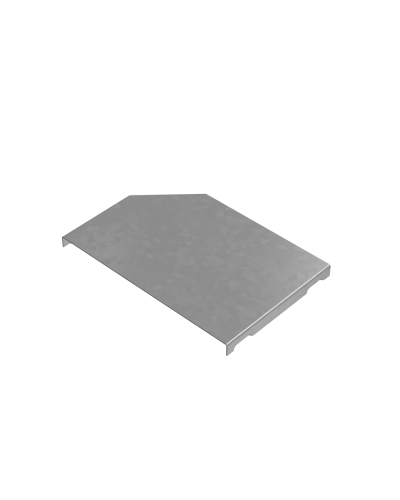 Крышка переходника правого 150-200 мм ПЛЮС КМ-Профиль (KPDplus150-200-R) в Хабаровске Аксессуары для лотков Pintop.ru