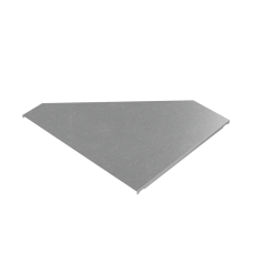 Крышка переходника правого 150-500 мм "ПЛЮС" INOX304 КМ-Профиль (KPDplus150-500-R INOX304)