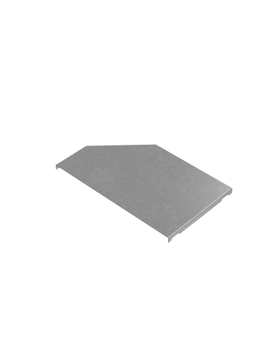 Крышка переходника правого 200-300 мм ПЛЮС КМ-Профиль (KPDplus200-300-R) в Хабаровске Аксессуары для лотков Pintop.ru