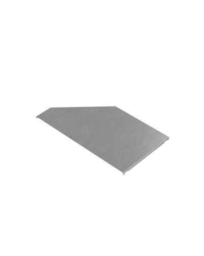 Крышка переходника правого 300-500 мм ПЛЮС HD КМ-Профиль (KPDplus300-500-R HD) в Хабаровске Аксессуары для лотков Pintop.ru