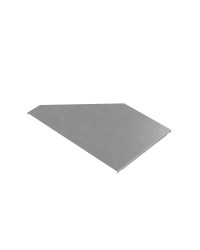 Крышка переходника правого 300-600 мм ПЛЮС HD85 КМ-профиль (KPDplus300-600-R HD85) в Хабаровске Аксессуары для лотков Pintop.ru