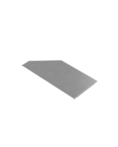 Крышка переходника правого 400-600 мм ПЛЮС HD85 КМ-профиль (KPDplus400-600-R HD85) в Хабаровске Аксессуары для лотков Pintop.ru