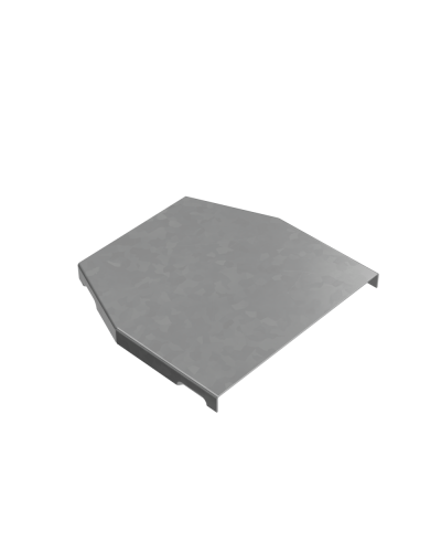 Крышка переходника центрального 100-150 мм ПЛЮС КМ-Профиль (KPDplus100-150-C) в Хабаровске Аксессуары для лотков Pintop.ru