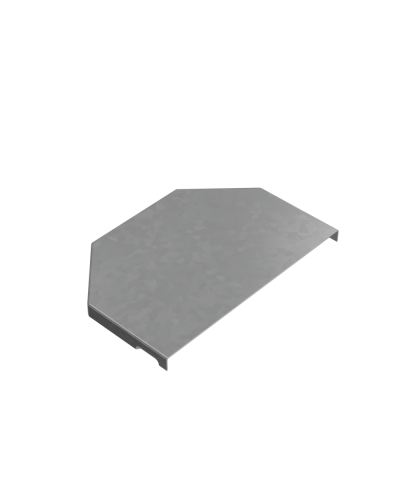 Крышка переходника центрального 100-200 мм ПЛЮС HD КМ-Профиль (KPDplus100-200-C HD) в Хабаровске Аксессуары для лотков Pintop.ru