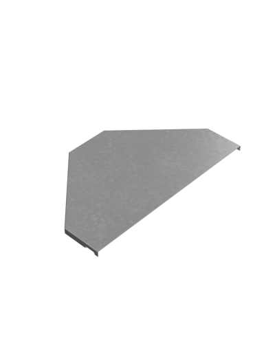 Крышка переходника центрального 100-400 мм ПЛЮС HD КМ-Профиль (KPDplus100-400-C HD) в Хабаровске Аксессуары для лотков Pintop.ru