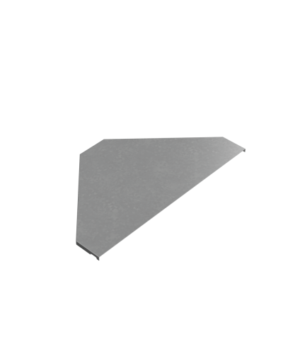 Крышка переходника центрального 100-600 мм ПЛЮС HD КМ-Профиль (KPDplus100-600-C HD) в Хабаровске Аксессуары для лотков Pintop.ru