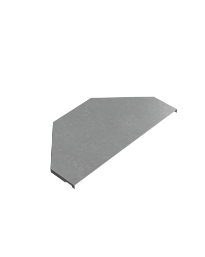 Крышка переходника центрального 150-400 мм ПЛЮС INOX304 КМ-Профиль (KPDplus150-400-C INOX304) в Хабаровске Аксессуары для лотков Pintop.ru