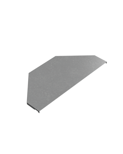 Крышка переходника центрального 200-500 мм ПЛЮС INOX304 КМ-Профиль (KPDplus200-500-C INOX304) в Хабаровске Аксессуары для лотков Pintop.ru