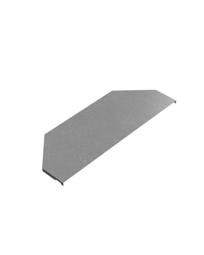 Крышка переходника центрального 300-500 мм ПЛЮС HD КМ-Профиль (KPDplus300-500-C HD) в Хабаровске Аксессуары для лотков Pintop.ru