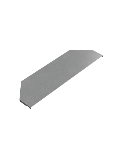 Крышка переходника центрального 400-600 мм ПЛЮС HD85 КМ-профиль (KPDplus400-600-C HD85) в Хабаровске Аксессуары для лотков Pintop.ru