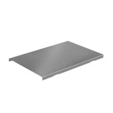 Крышка угла вертикального внешнего 500 мм с разворотом трассы на 90 гр. "ПЛЮС" HD КМ-Профиль (KVLPDplus90-500 HD)