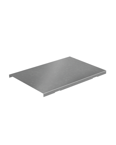 Крышка угла вертикального внешнего 300 мм с разворотом трассы на 90 гр. ПЛЮС INOX304 КМ-Профиль (KVLPDplus90-300 INOX304) в Хабаровске Аксессуары для лотков Pintop.ru