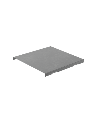 Крышка на угол внешний вертикальный 100х200 мм с разворотом трассы на 180 гр. ПЛЮС INOX304 КМ-Профиль (KVLTDplus90-100-200 INOX304) в Хабаровске Аксессуары для лотков Pintop.ru