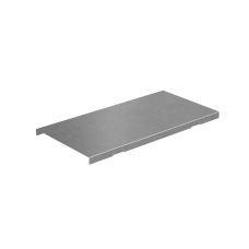 Крышка на вертикальный Т-ответвитель переходник 200-100 мм с разворотом трассы на 90 гр. "ПЛЮС" (нижняя часть меньше исходной) INOX304 КМ-Профиль (KTDPSplus90-200-100 INOX304)