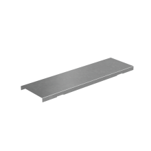 Крышка на вертикальный Т-ответвитель переходник 100-300 мм с разворотом трассы на 90 гр. "ПЛЮС" (нижняя часть больше исходной) HD КМ-Профиль (KTDPVplus90-100-300 HD)