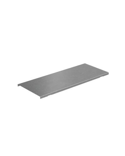 Крышка на вертикальный Т-ответвитель переходник 200-600 мм с разворотом трассы на 90 гр. ПЛЮС (нижняя часть больше исходной) КМ-Профиль (KTDPVplus90-200-600) в Хабаровске Аксессуары для лотков Pintop.ru