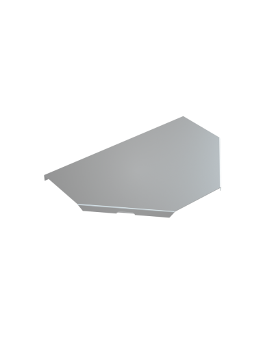 Крышка Т-отвода 200 мм КМ-Профиль (KTD200) в Хабаровске Аксессуары для лотков Pintop.ru