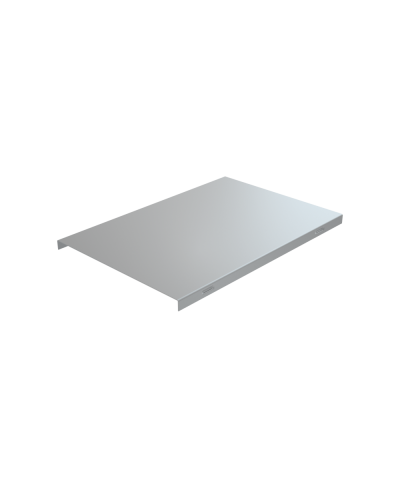 Крышка на вертикальный Т-ответвитель переходник 400-300 мм с разворотом трассы на 90 гр. (нижняя часть меньше исходной) КМ-Профиль (KTDPS90-400-300) в Хабаровске Аксессуары для лотков Pintop.ru