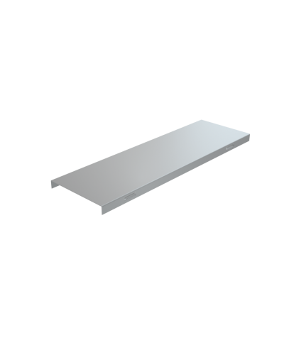 Крышка на вертикальный Т-ответвитель переходник 100-300 мм с разворотом трассы на 90 гр. (нижняя часть больше исходной) КМ-Профиль (KTDPV100-300) в Хабаровске Аксессуары для лотков Pintop.ru