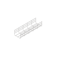 Проволочный лоток 100х400 L3000 мм INOX304 КМ-Профиль (PL100-400-3000 INOX304)