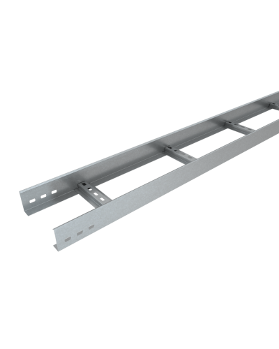 Лоток лестничный 70х150х1,2 L3000 мм КМ-Профиль (LL70-150-1.2-3000) в Хабаровске Кабельные лотки Pintop.ru