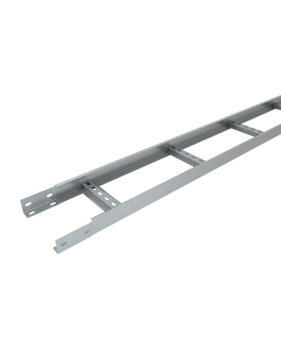 Лоток лестничный 50х300х1,5 L2000 мм Быстрый монтаж КМ-Профиль (LLS50-300-1.5-2000) в Хабаровске Кабельные лотки Pintop.ru