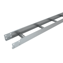 Лоток лестничный 80х100х1,2 L2500 мм "Быстрый монтаж" КМ-Профиль (LLS80-100-1.2-2500)