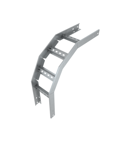 Угол лестничный вертикальный внешний 90 гр. 50х600х1,2 мм Быстрый монтаж КМ-Профиль (LVLS90-50-600-1.2) в Хабаровске Аксессуары для лотков Pintop.ru