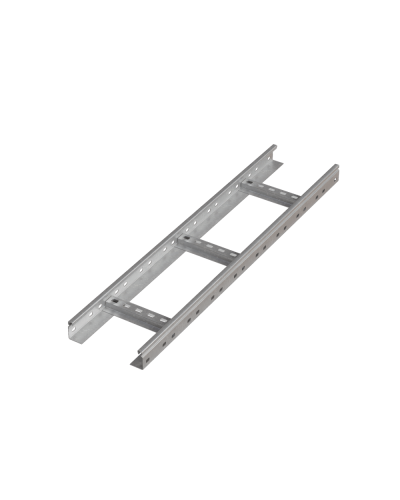 Лоток лестничный 50х150х1,2 L2500 мм INOX304 N КМ-Профиль (LL50-150-1.2-2500 INOX304 N) в Хабаровске Кабельные лотки Pintop.ru