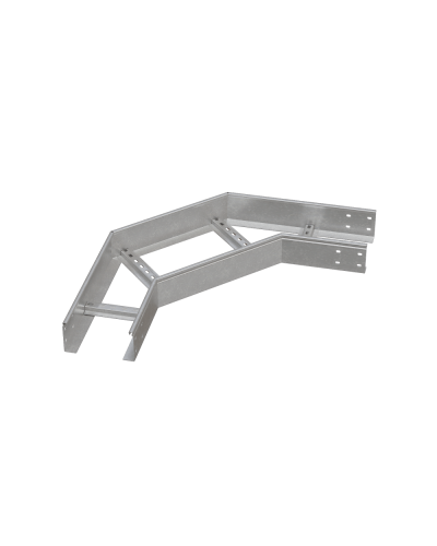 Угол лестничный горизонтальный 90 гр. 100х200х1,5 мм INOX304 N КМ-Профиль (LGL90-100-200-1.5 INOX304 N) в Хабаровске Аксессуары для лотков Pintop.ru